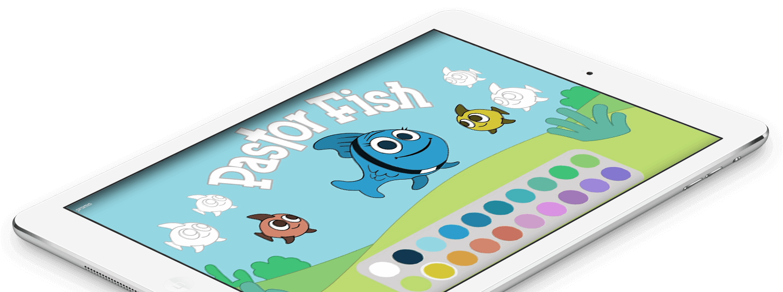 Pastor Fish App running on iPad